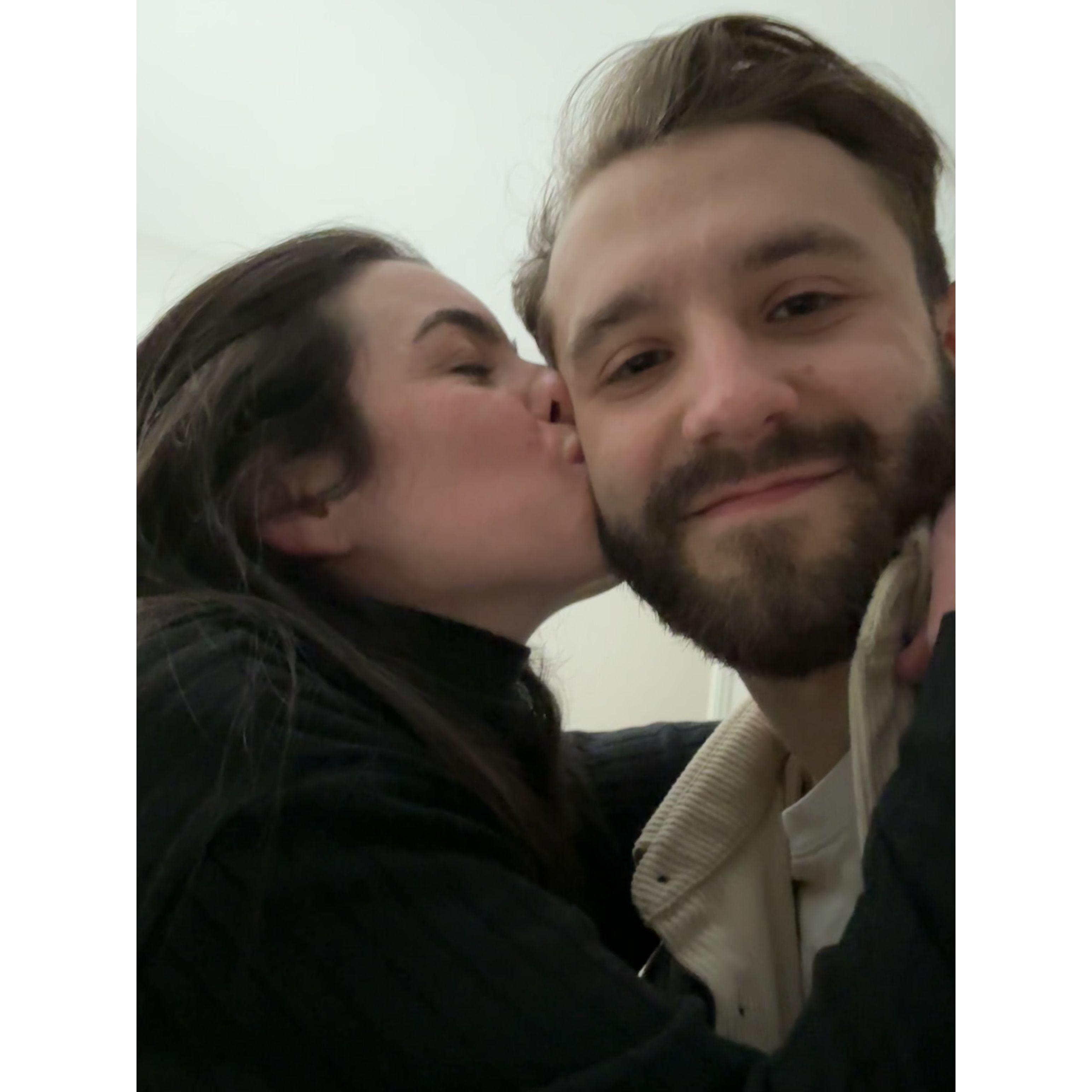 The night we became "boyfriend" and "girlfriend"