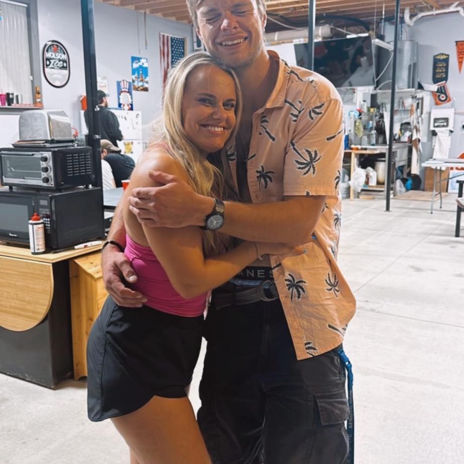 First time at camp with Joe’s friends!