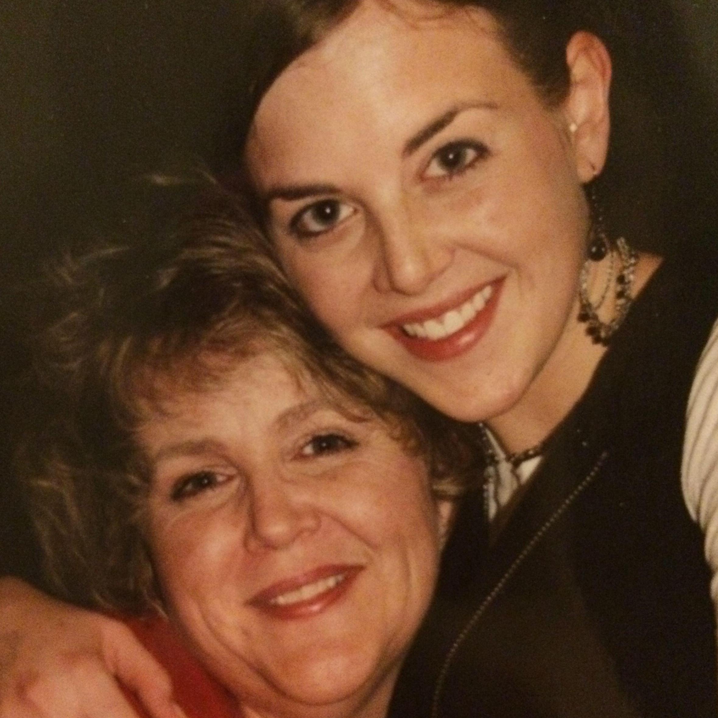 Alicia and her mom. We miss you.