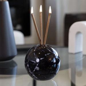 Neva Collection Sets - Black Marble Champagne