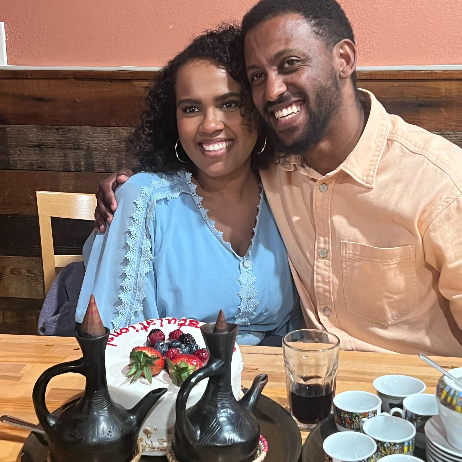 Being celebrated by Basi's friends in LA!