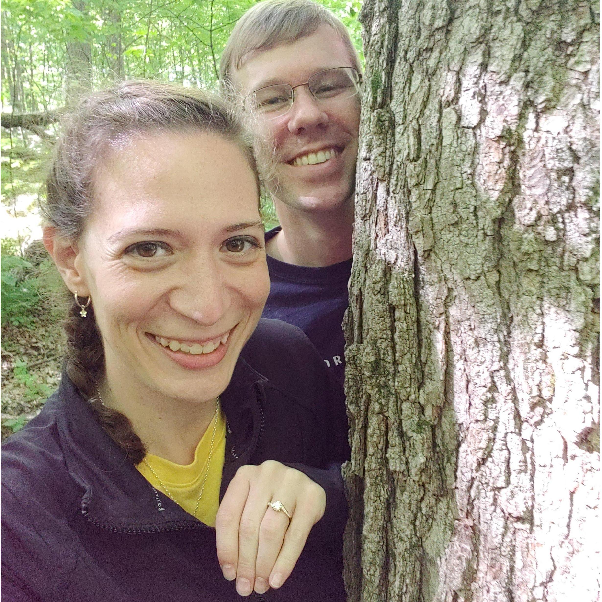 Hiking at Blue Mound State Park