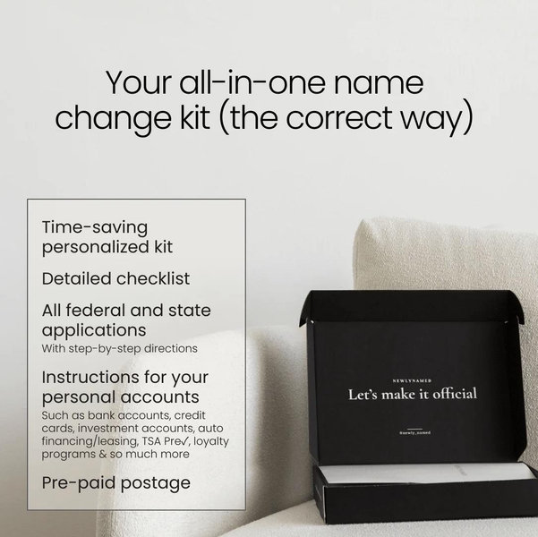 Name Change Package