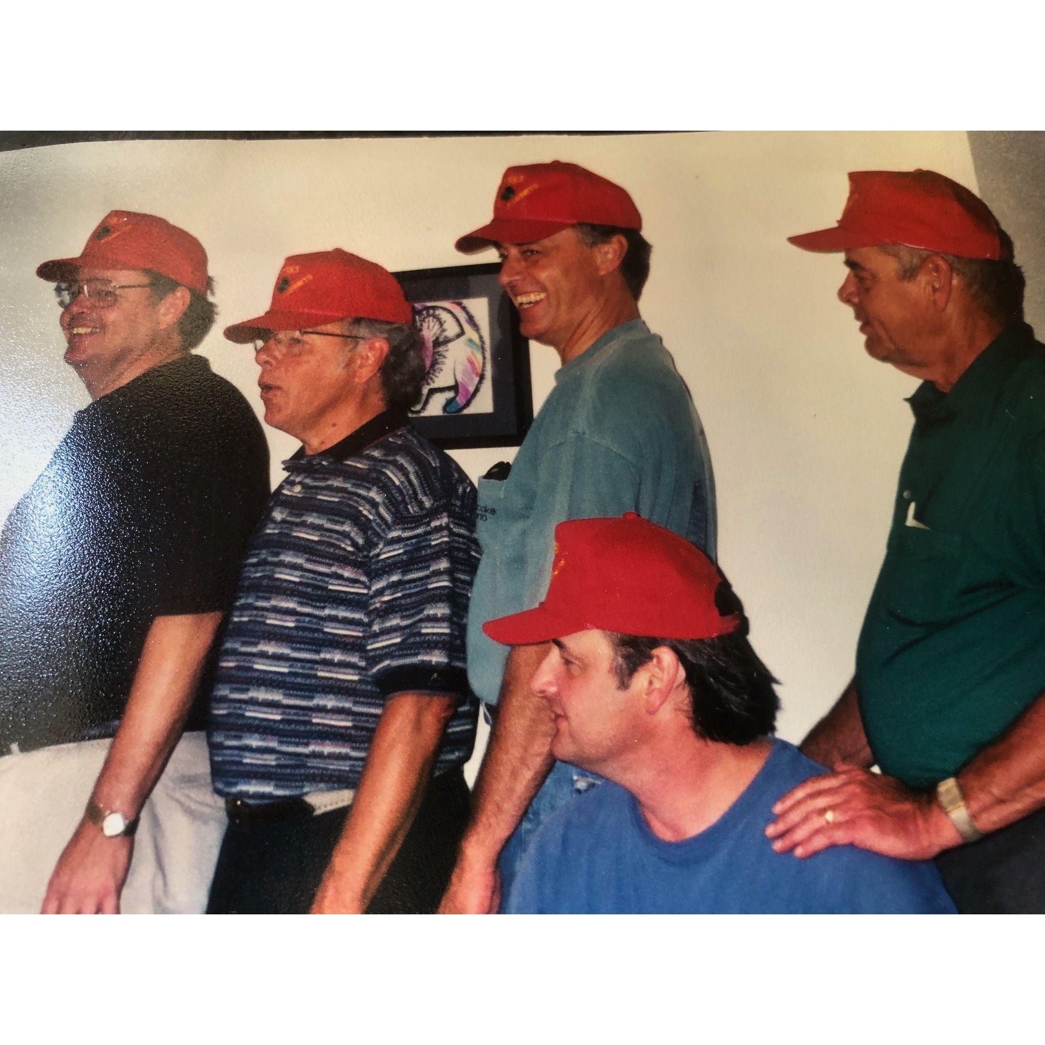 Starks Brothers: Kevin, Michael, Roy, Jerry, Bob circa mid-80s