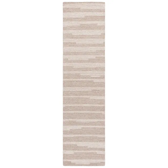 Ebony EBN526 Hand Tufted Indoor Runner Rug - Beige/Ivory - 2'3"x9' - Safavieh