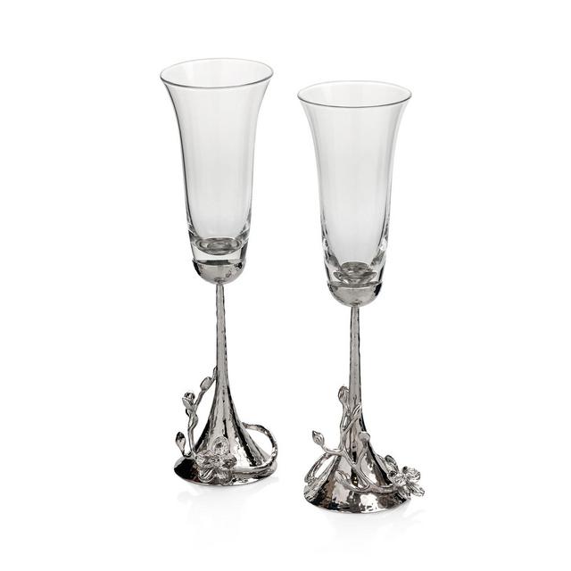 Michael Aram White Orchid Toasting Flute