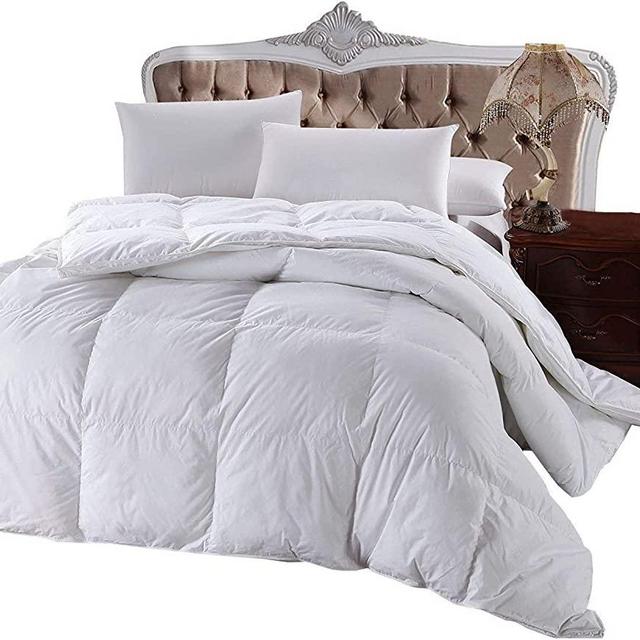 Royal Hotel Super Oversized - Soft and Fluffy Goose Down Alternative Comforter - Fits Pillow Top Beds - Queen 92" x 98" 100-Percent Cotton Shell - Medium Warmth
