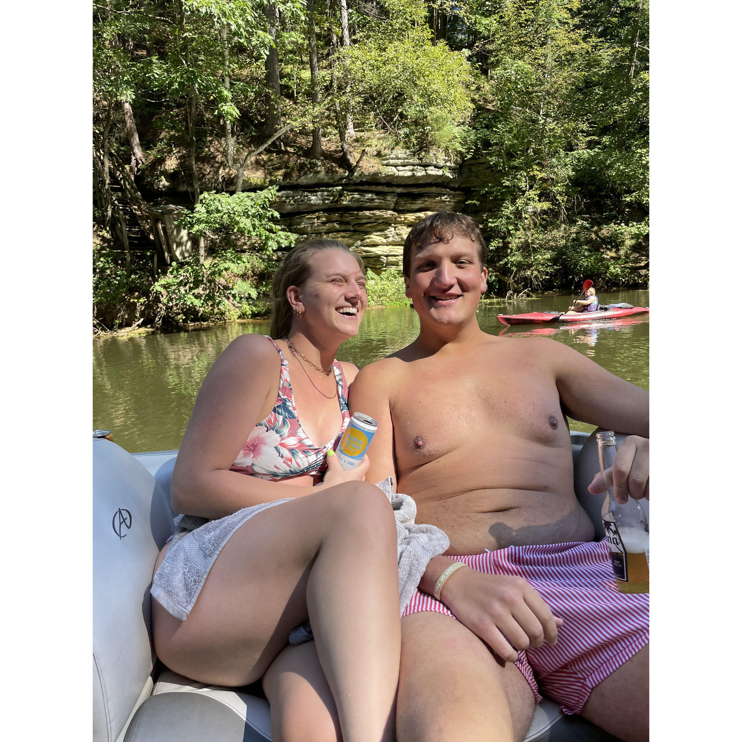 Moments after we said "I love you" literally at the same time.