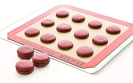 Silpat Half Size 11.6 x 16.5 Inch Nonstick Baking Mat for 13 x 18 Inch Pans, Set of 2