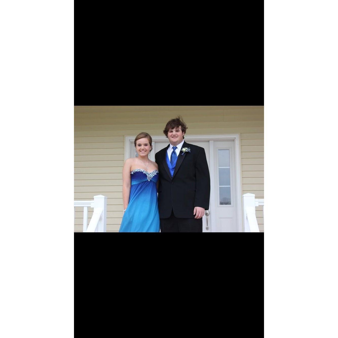 Nathan's senior prom, May 2015.