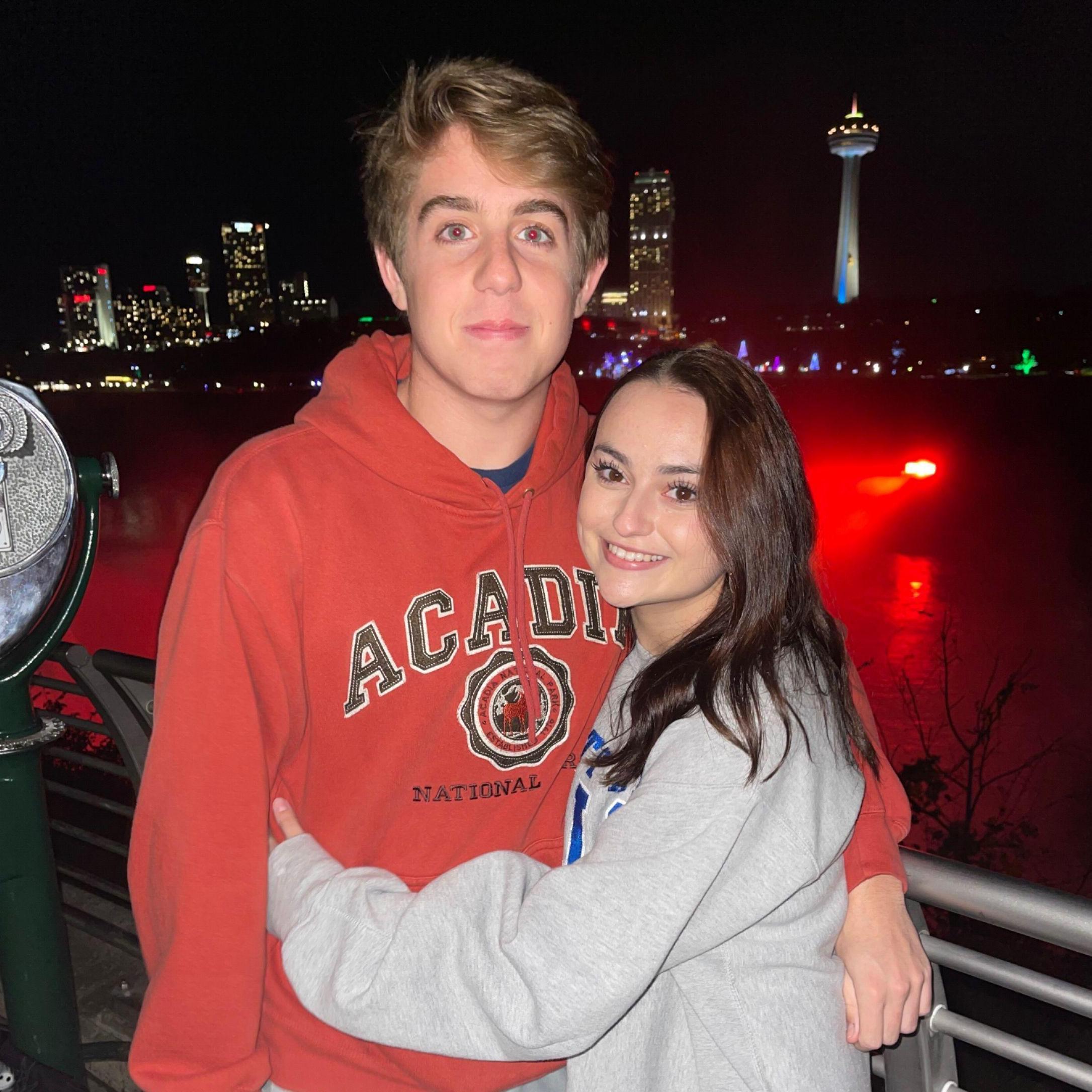 Our first photo together 2021