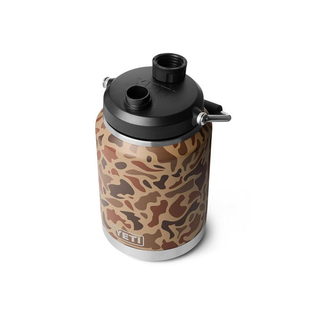 YETI Rambler Half Gallon Jug 2.0, Vacuum Insulated, Leakproof, Stainless Steel with MagCap, Wetlands Camo