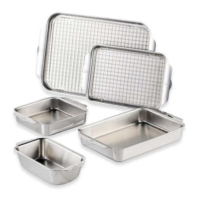 Hestan Provisions OvenBond 7-Piece Gourmet Essentials Trii-Ply Stainless Steel Set