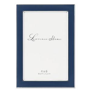 Lawrence Frames Metal Frame, Polished Enamel, Blue, 4x6