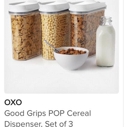 OXO - POP cereal dispenser set of 3