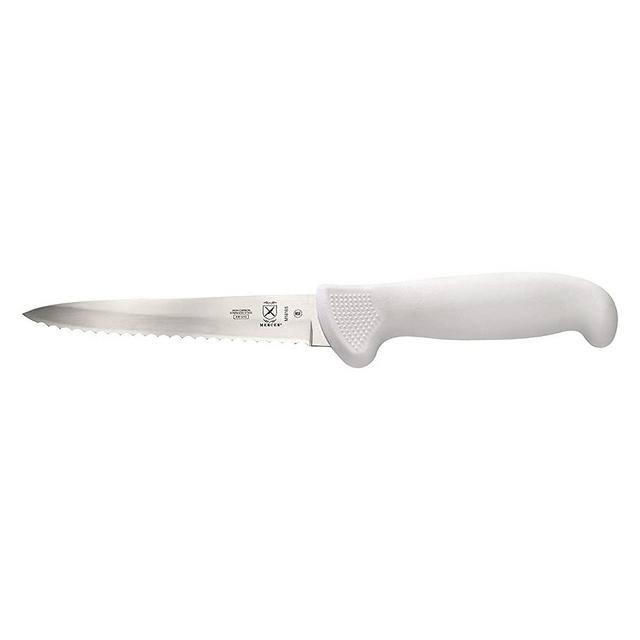 Mercer Culinary Ultimate White 5" Wavy Edge Utility Knife
