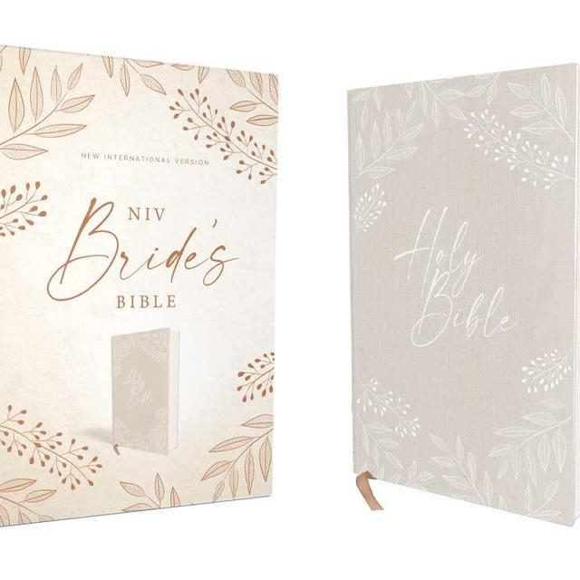 NIV, Bride's Bible, Cloth over Board, Cream, Red Letter, Comfort Print