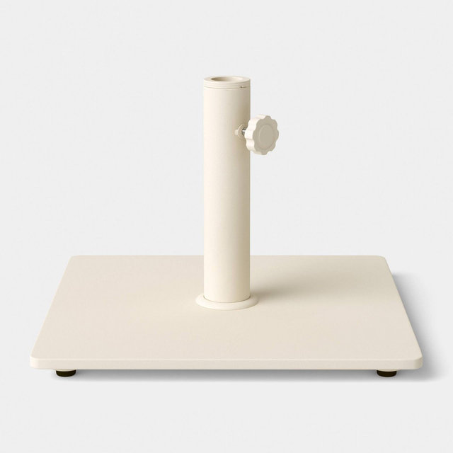 25lb Square Outdoor Patio Table Umbrella Base Ivory - Room Essentials™