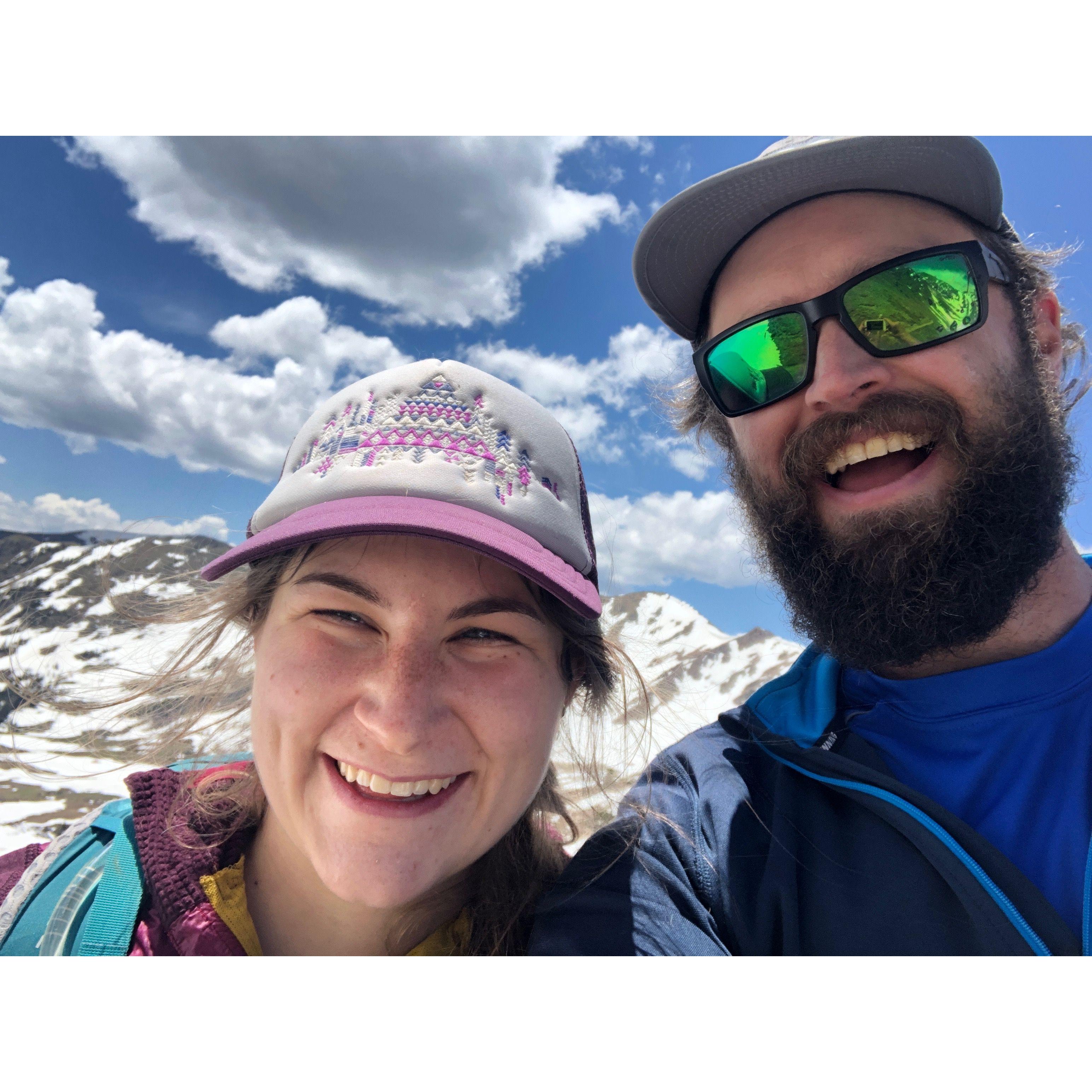 Camping and hiking in the Never Summer Wilderness. June 2020.