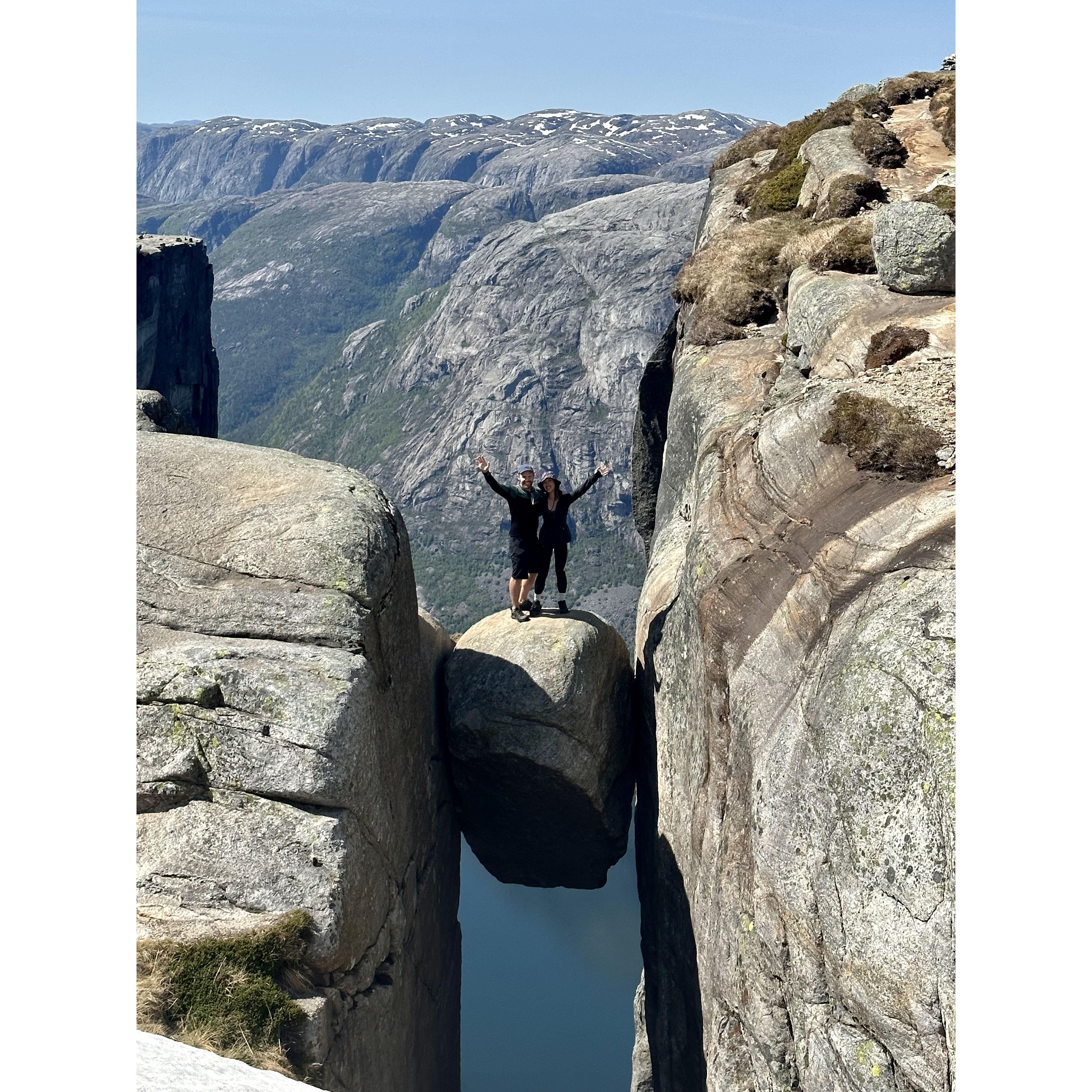 Sally's mom was VERY upset over this photo/hike