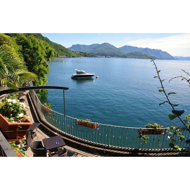 Lake Maggiore from Camin Hotel