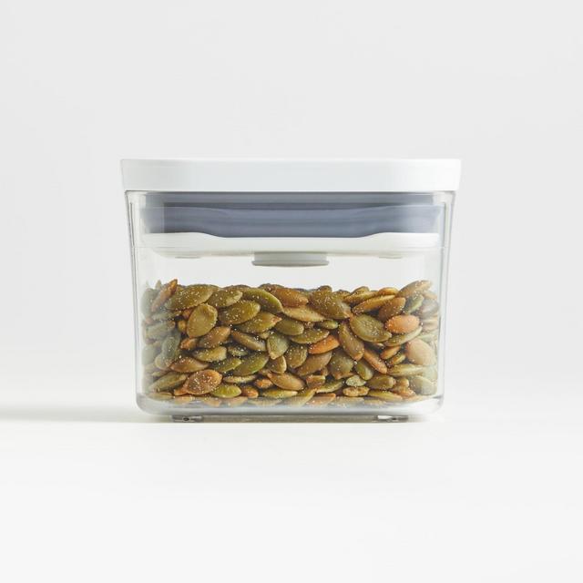 OXO POP 0.4-Qt Mini Small Square Food Storage Container