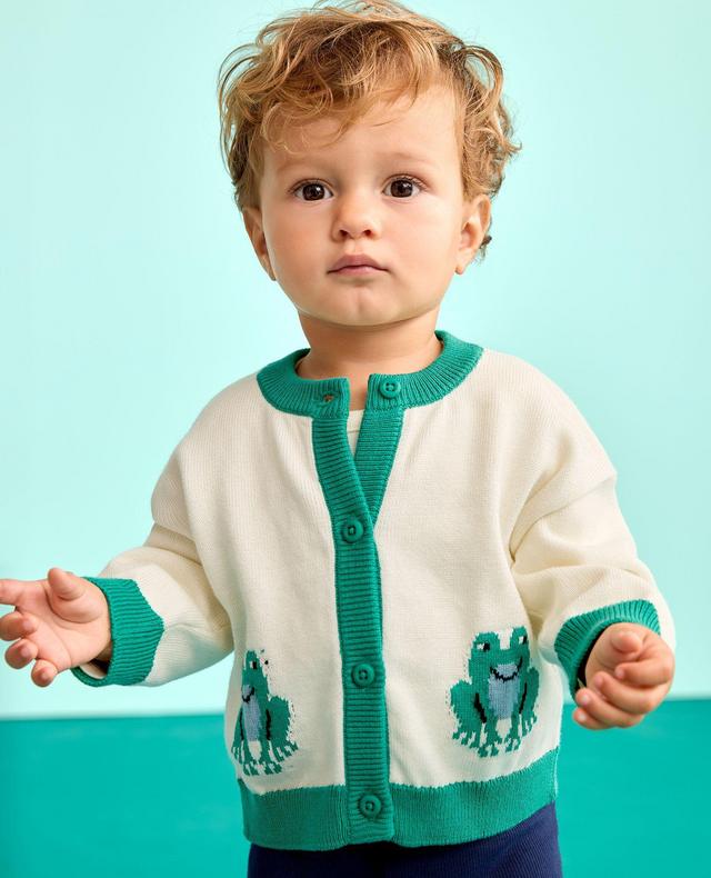 Baby Frog Cardigan Sweater