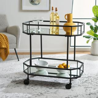Silva 2-Tier Octagon Bar Cart