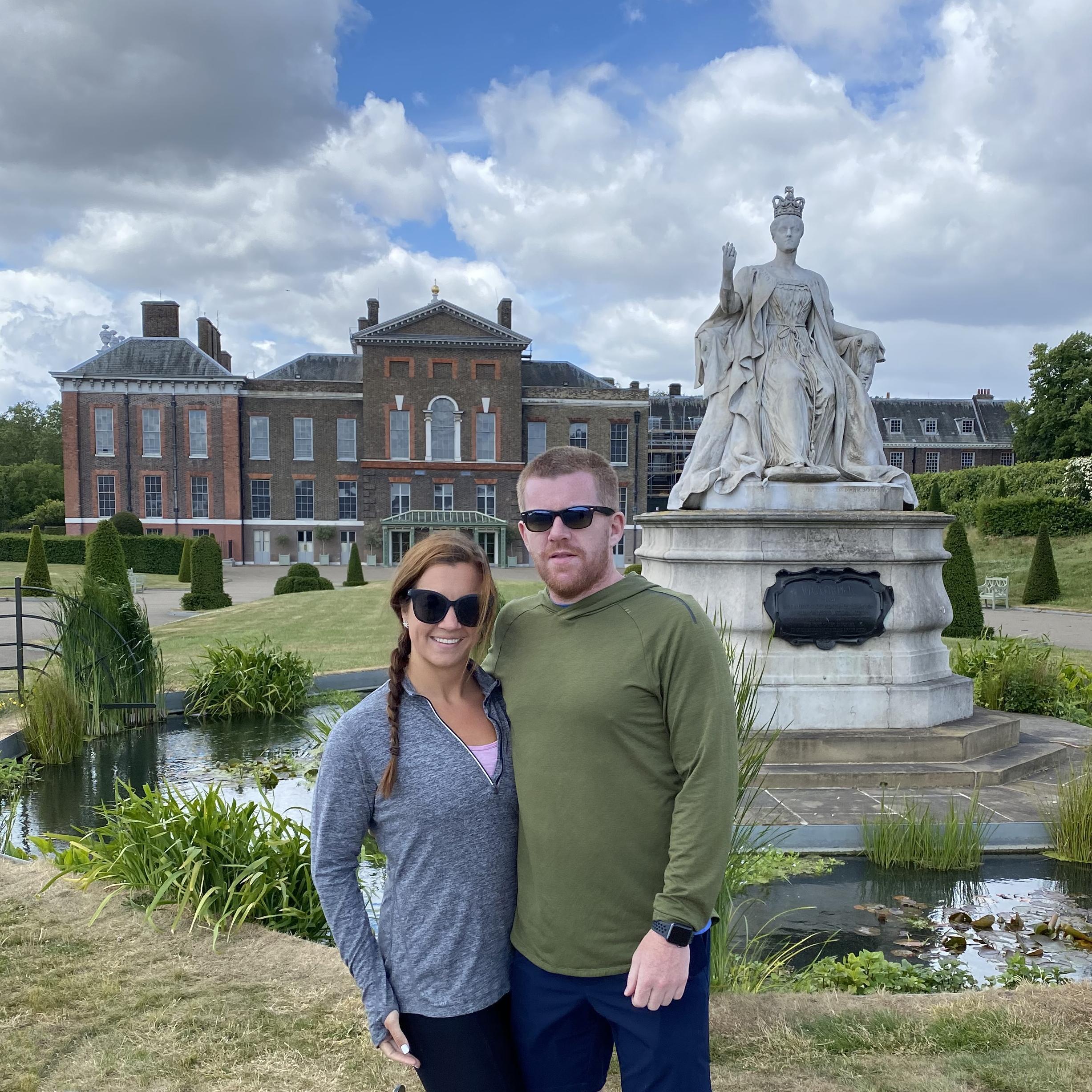 At Kensington Palace, Exploring London during Lockdown