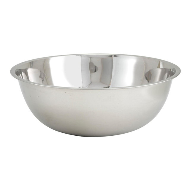 Winco Mixing Bowl, Economy, Stainless Steel, 20 Quart