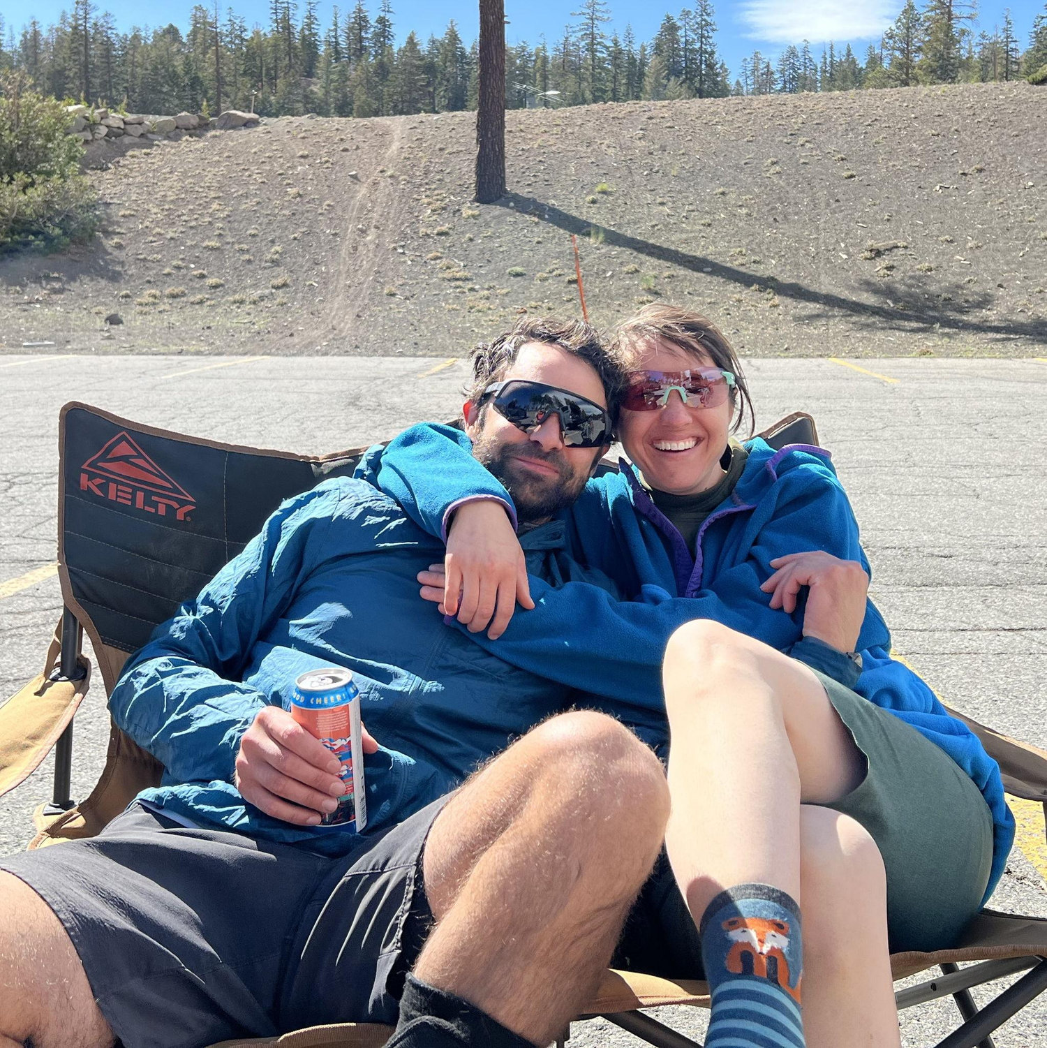 Nothing like a cold beer after a bike ride! This is from a trip to Mammoth a few years back.