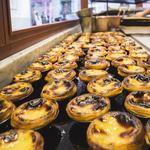 Great Pastel De Natas! Custard cream cupcakes at Fabrica de Nata.