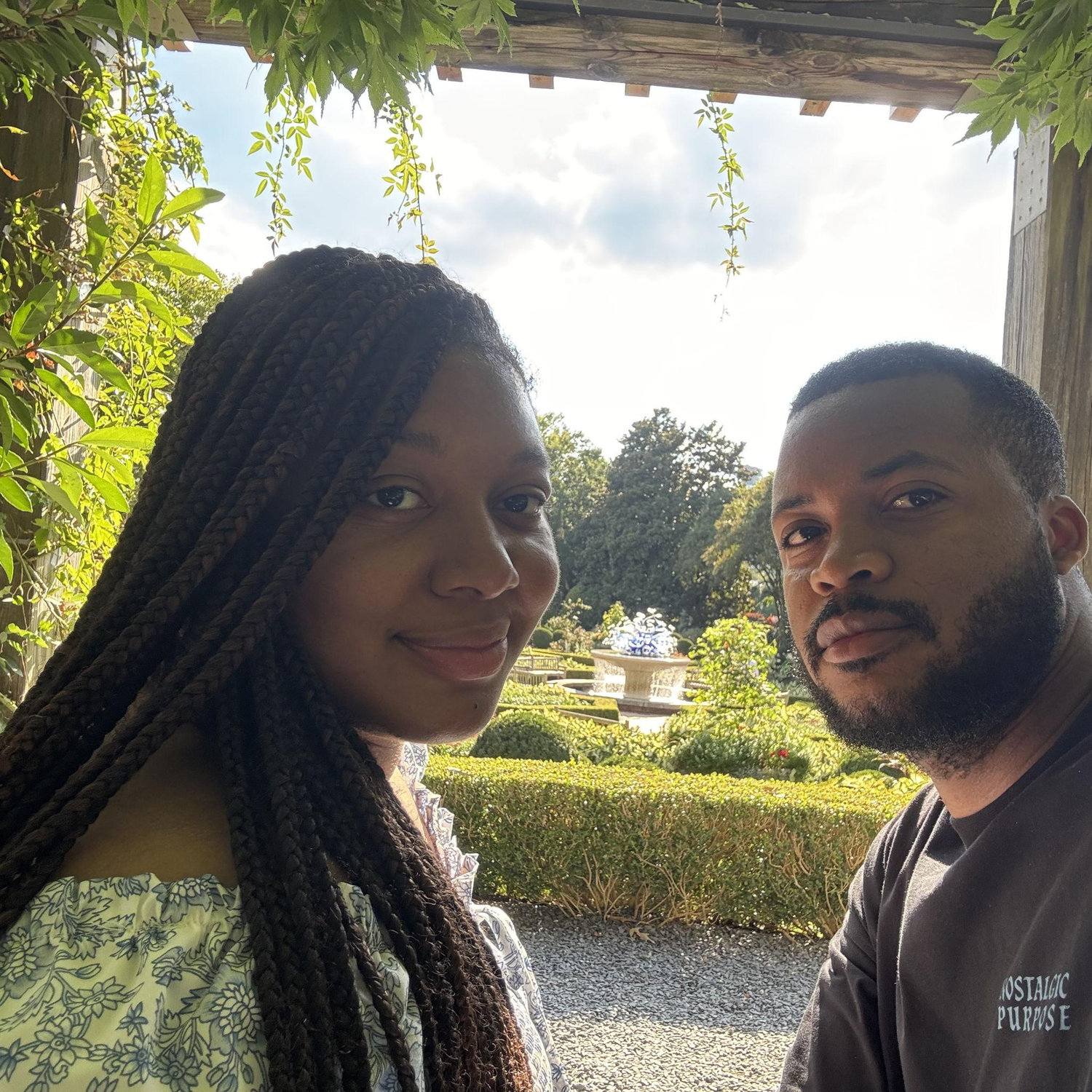 A visit to the Botanical Gardens. Bri thought they were just enjoying the Gardens but Jerry was secretly planning to propose in this exact spot!
