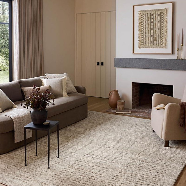 Loloi Amber Lewis Monty Collection MOT-03 Ivory/Beige 9'-2" x 13', .50" Pile Height, Area Rug