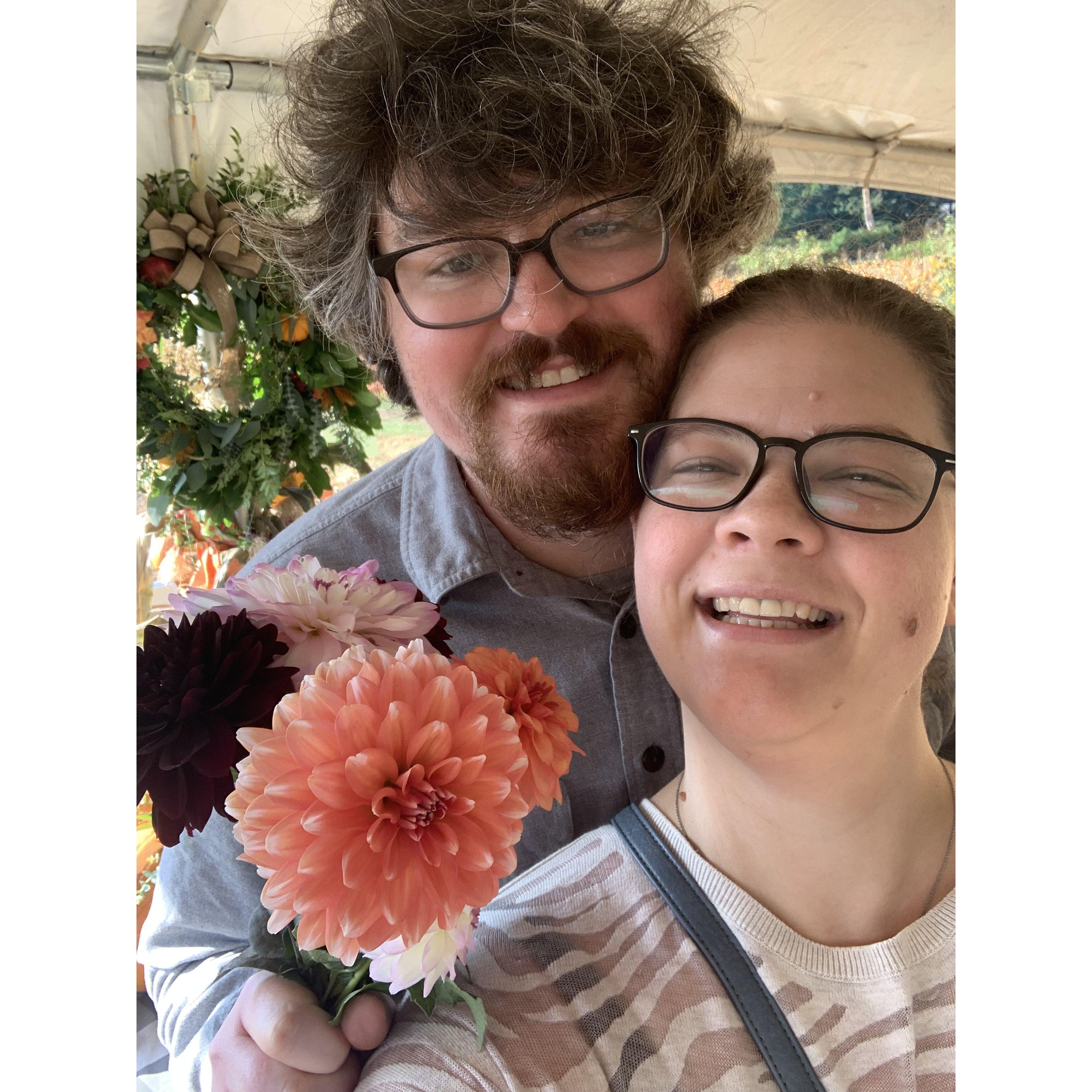Dahlias!