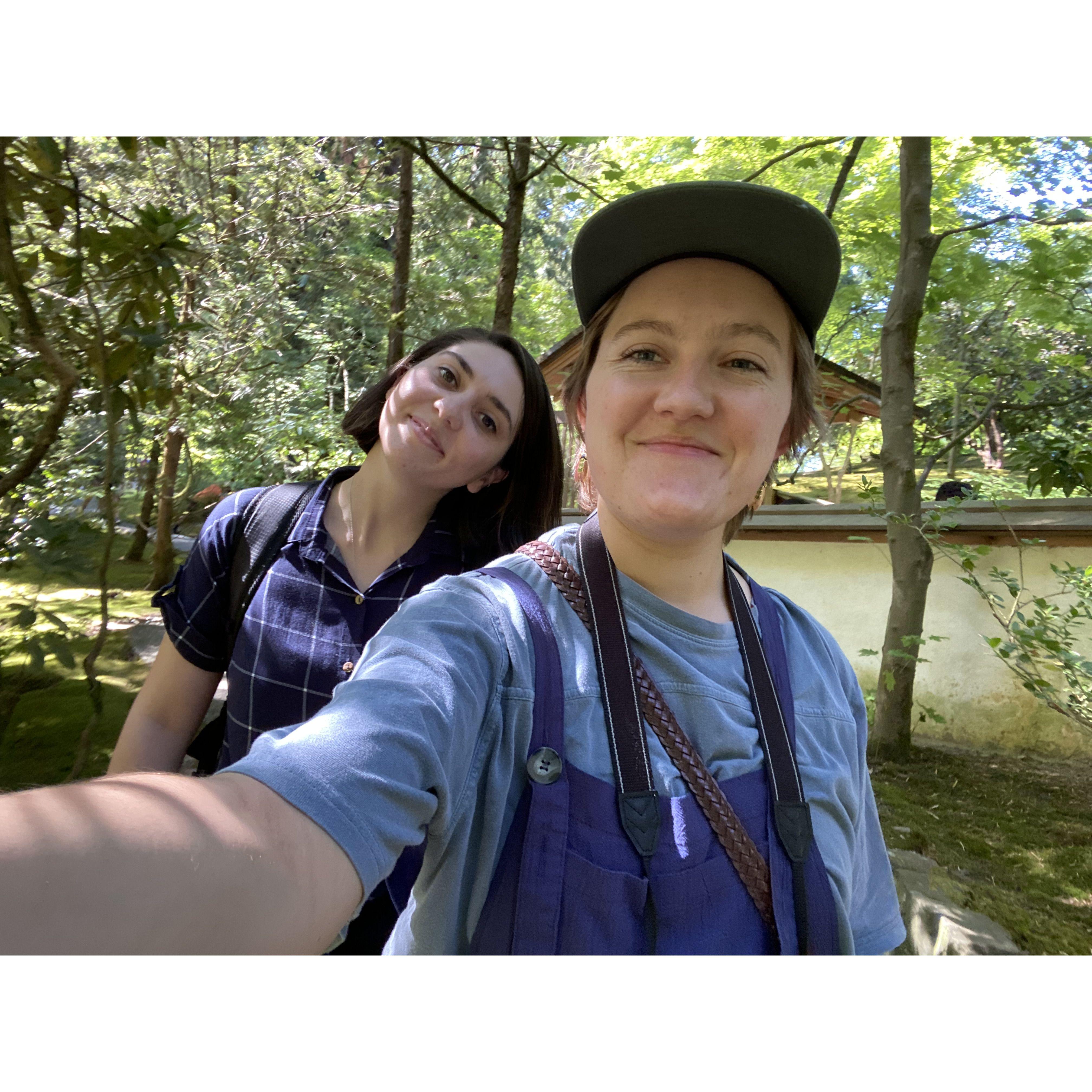 At the Portland Japanese Gardens