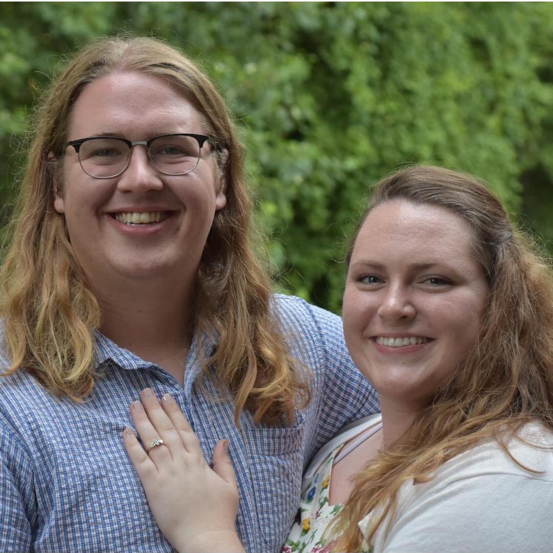 Just one day after Andrew proposed! (July 2018)