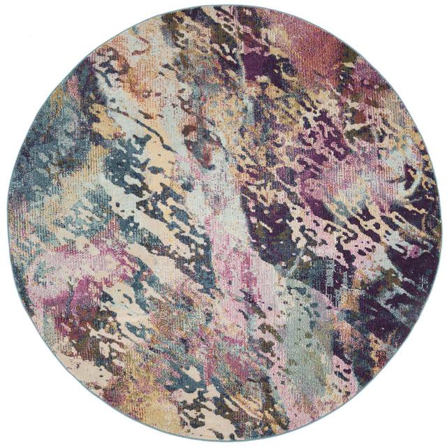 Bloomsbury Market - Mcintosh Contemporary Blue/Purple Area Rug 
