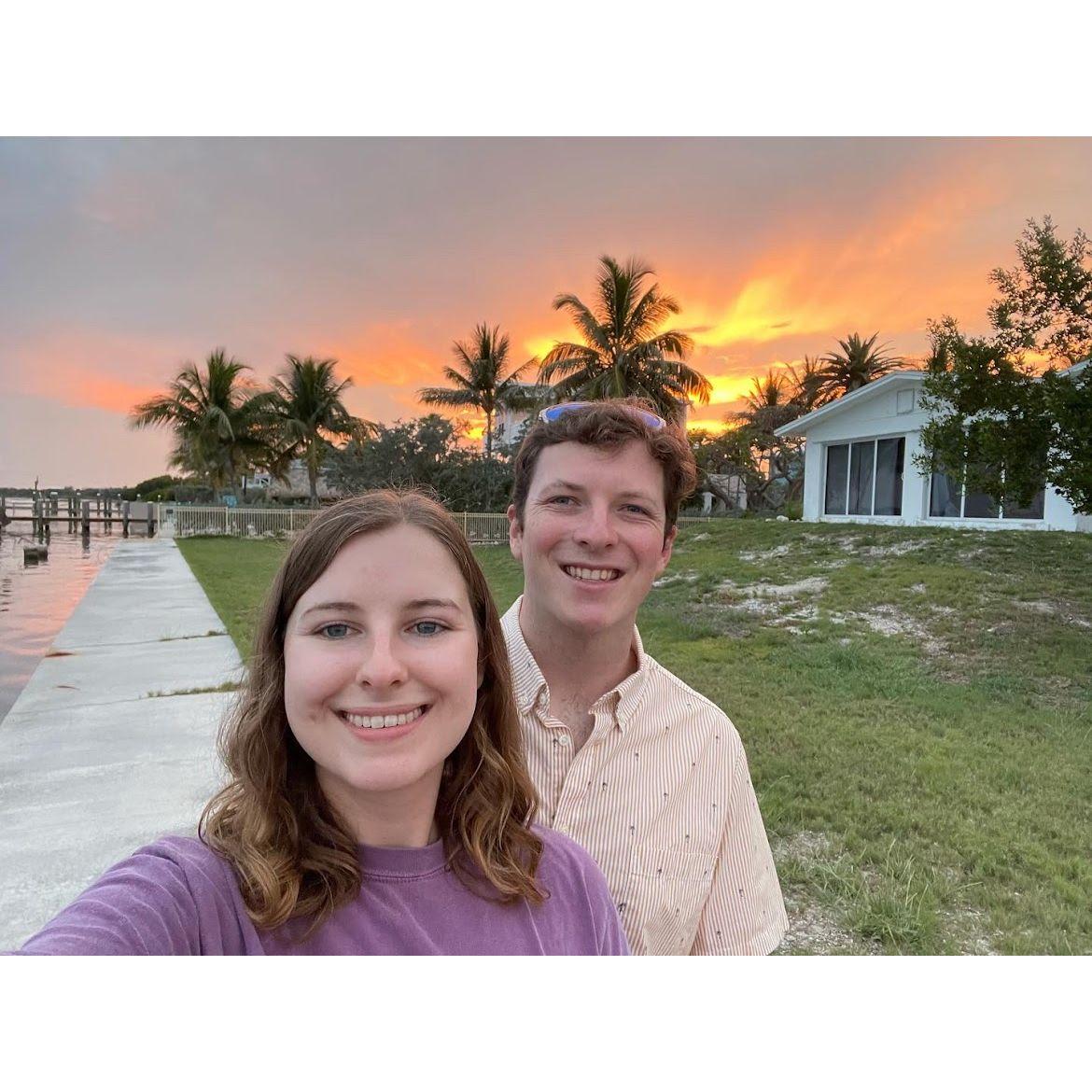 a Florida Keys sunset