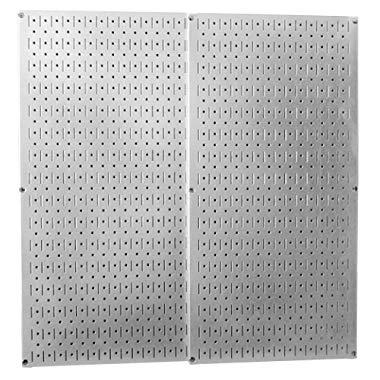 Wall Control 30-P-3232GV Galvanized Steel Pegboard Pack