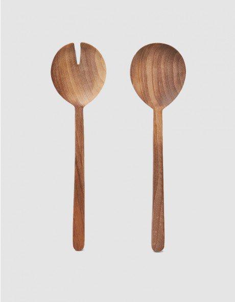 Simple Walnut Serving Set