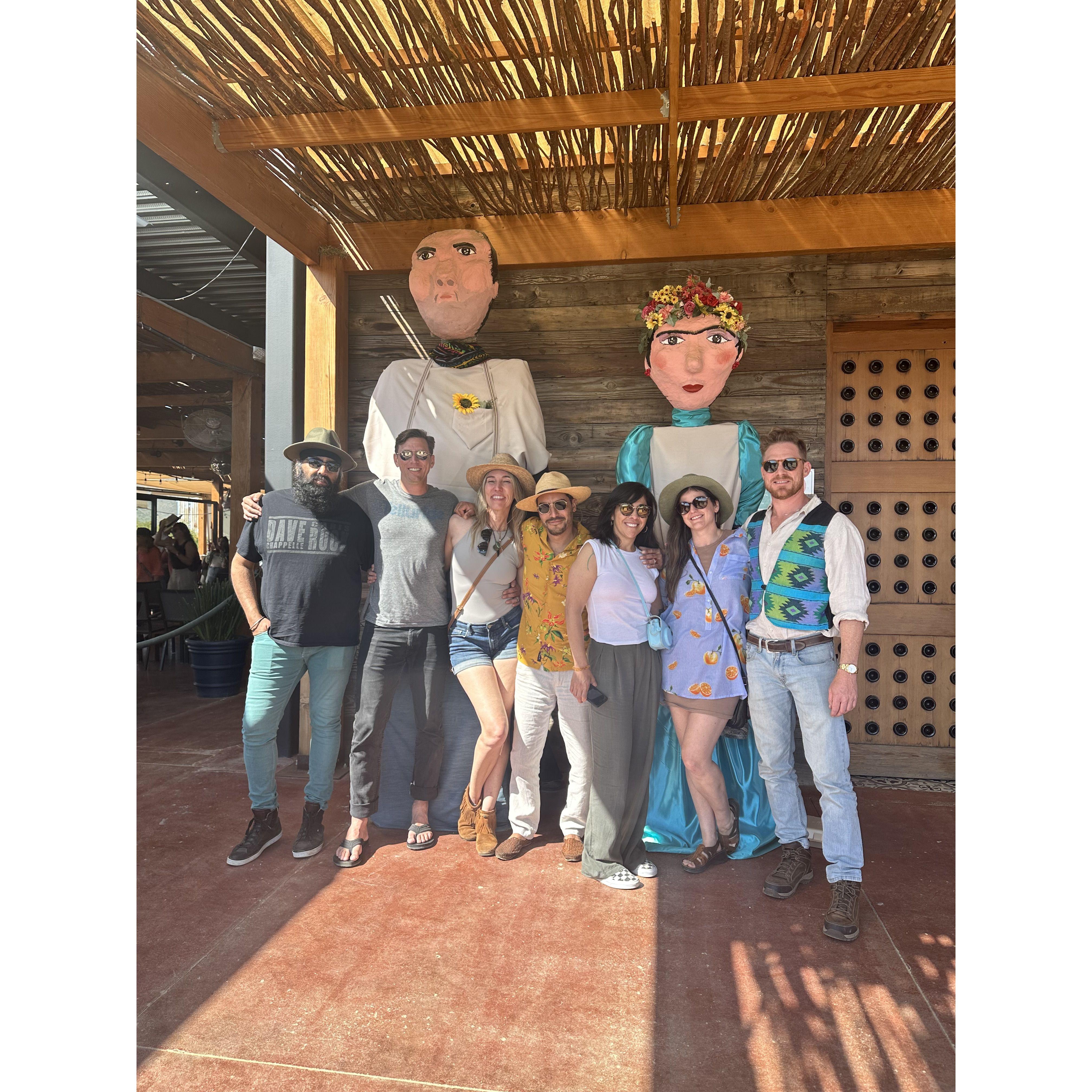 Weekend celebration in Mexico with friends. April 2023.