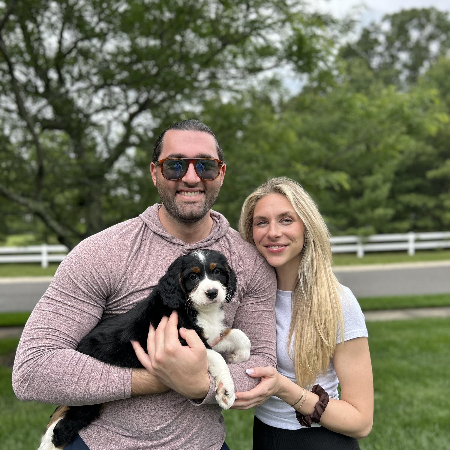 Pick up day for our puppy, Norman!