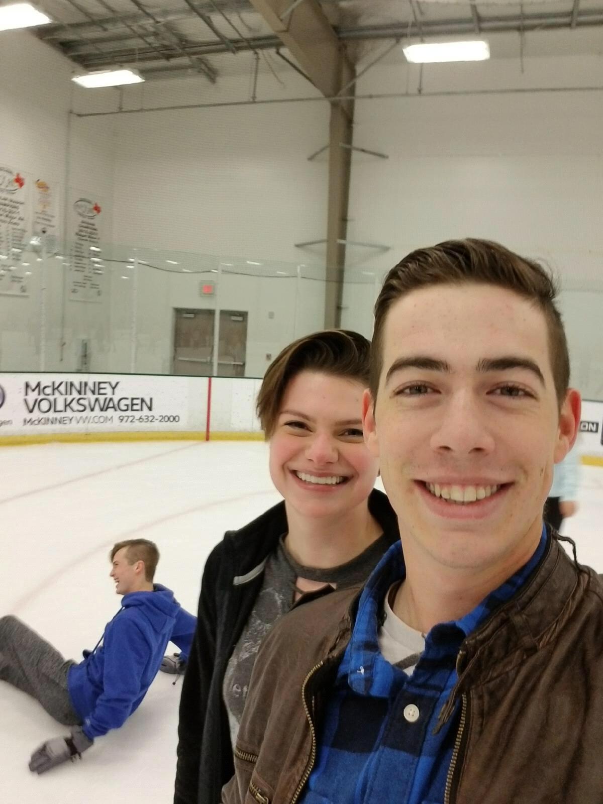 A pic from our first *official* date in December 2017. Great timing!
