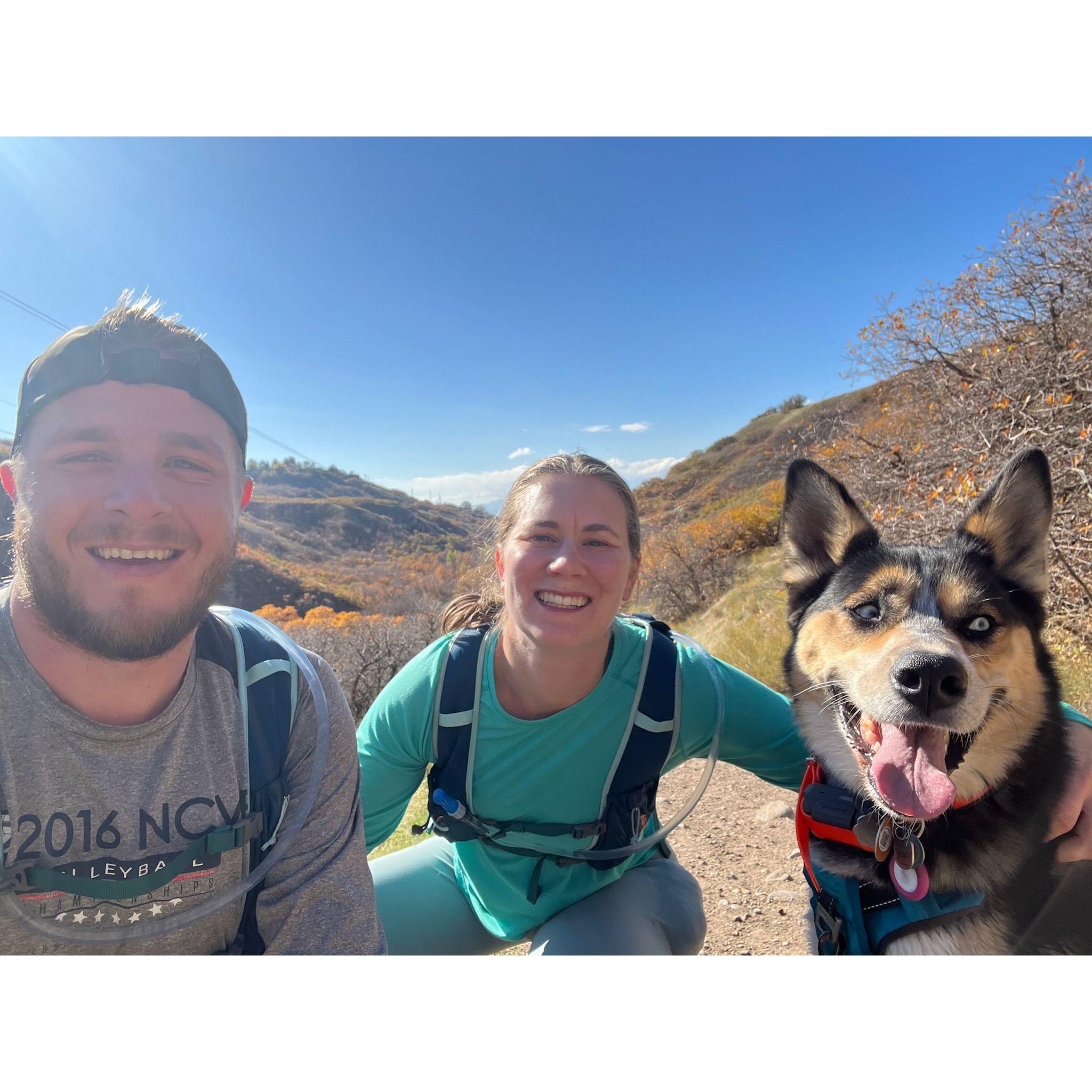 Running in SLC's foothills