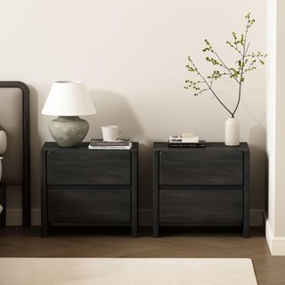 Linda 2-Drawer Nightstand, Set of 2
