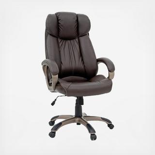 Deluxe Leather Executive Office Chair