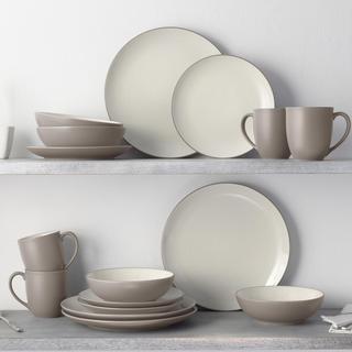 Colorwave Coupe 16-Piece Dinnerware Set, Service for 4