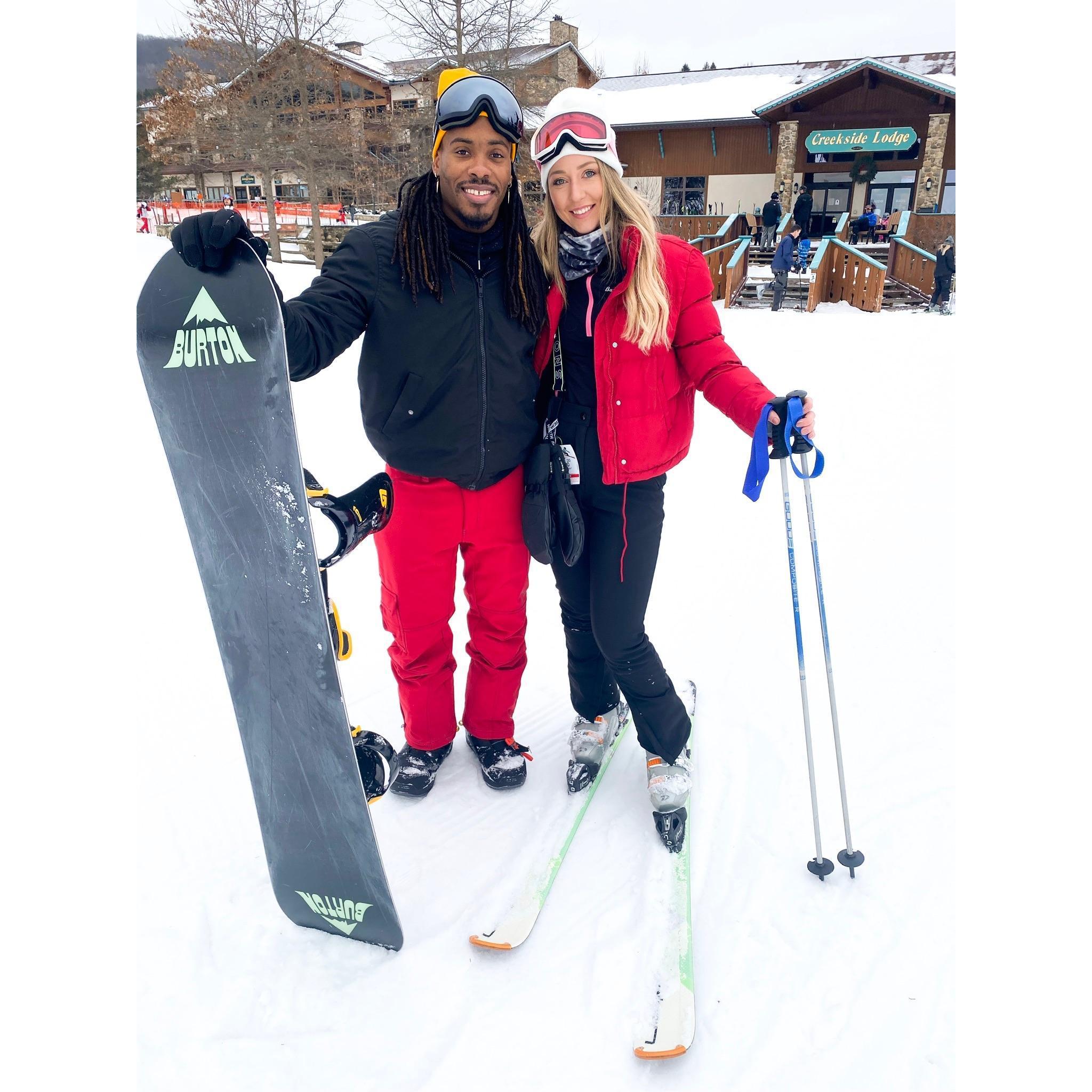 Our First ski trip together
Holiday Valley / New York