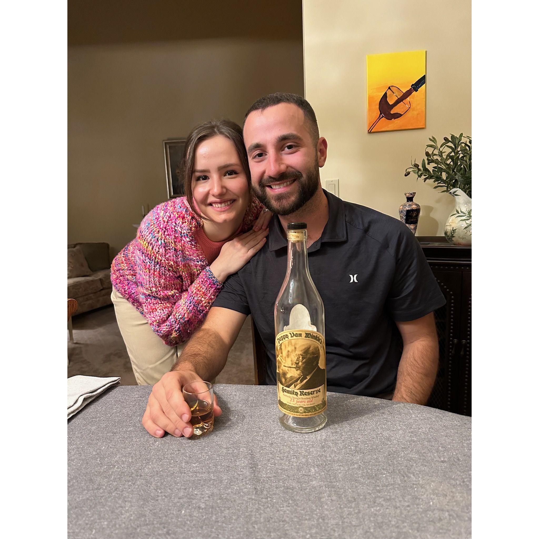 late night with the grandparents...